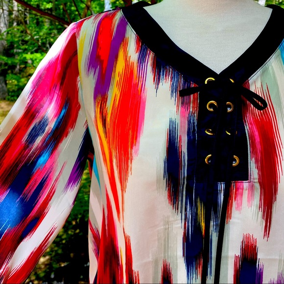 Multicoloured tunic top - Picture 2 of 5